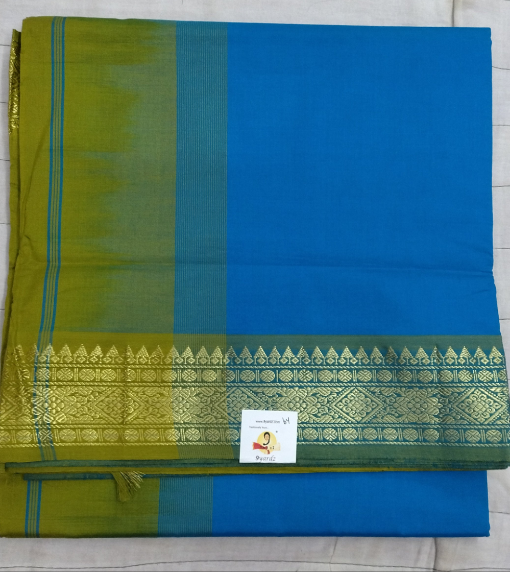 Semi silk Plain 6Yards