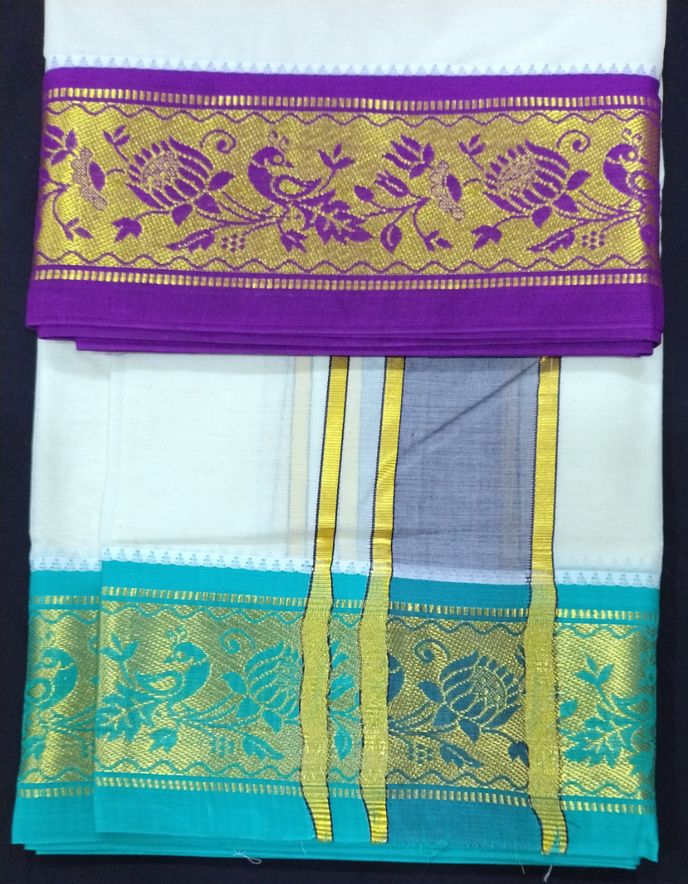 Pure cotton Muhurtham dhoti 10*6