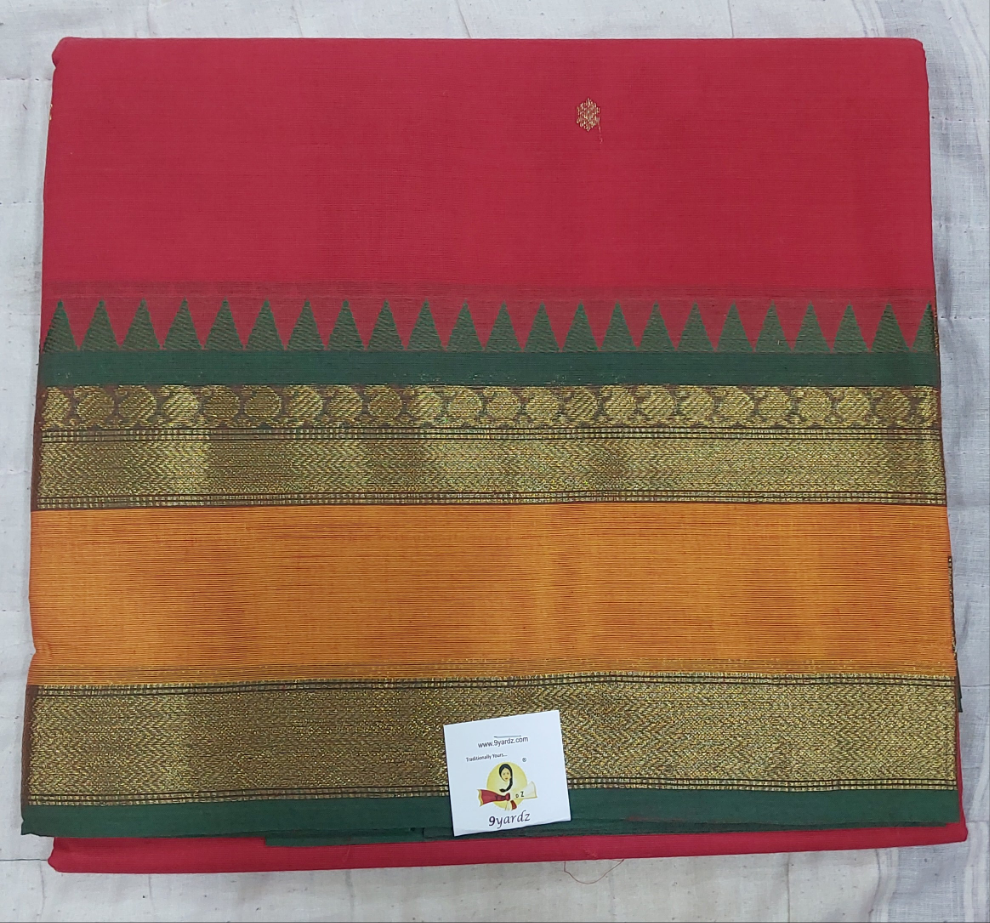 Chettinadu/ Karaikudi cotton 6 yards
