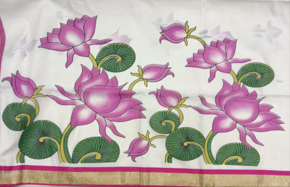 Printed cotton 6 yardz