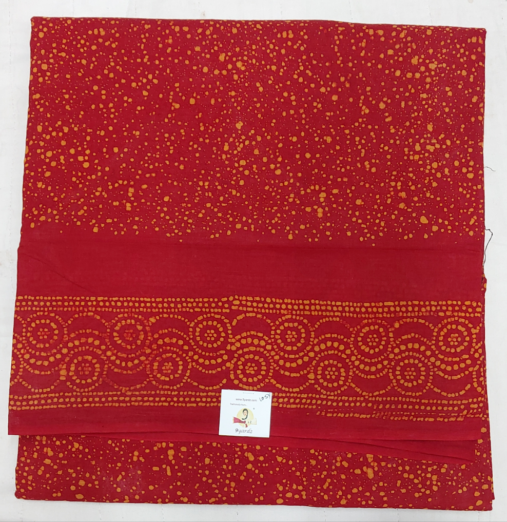 Sungudi Spray Printed 10.5 yards