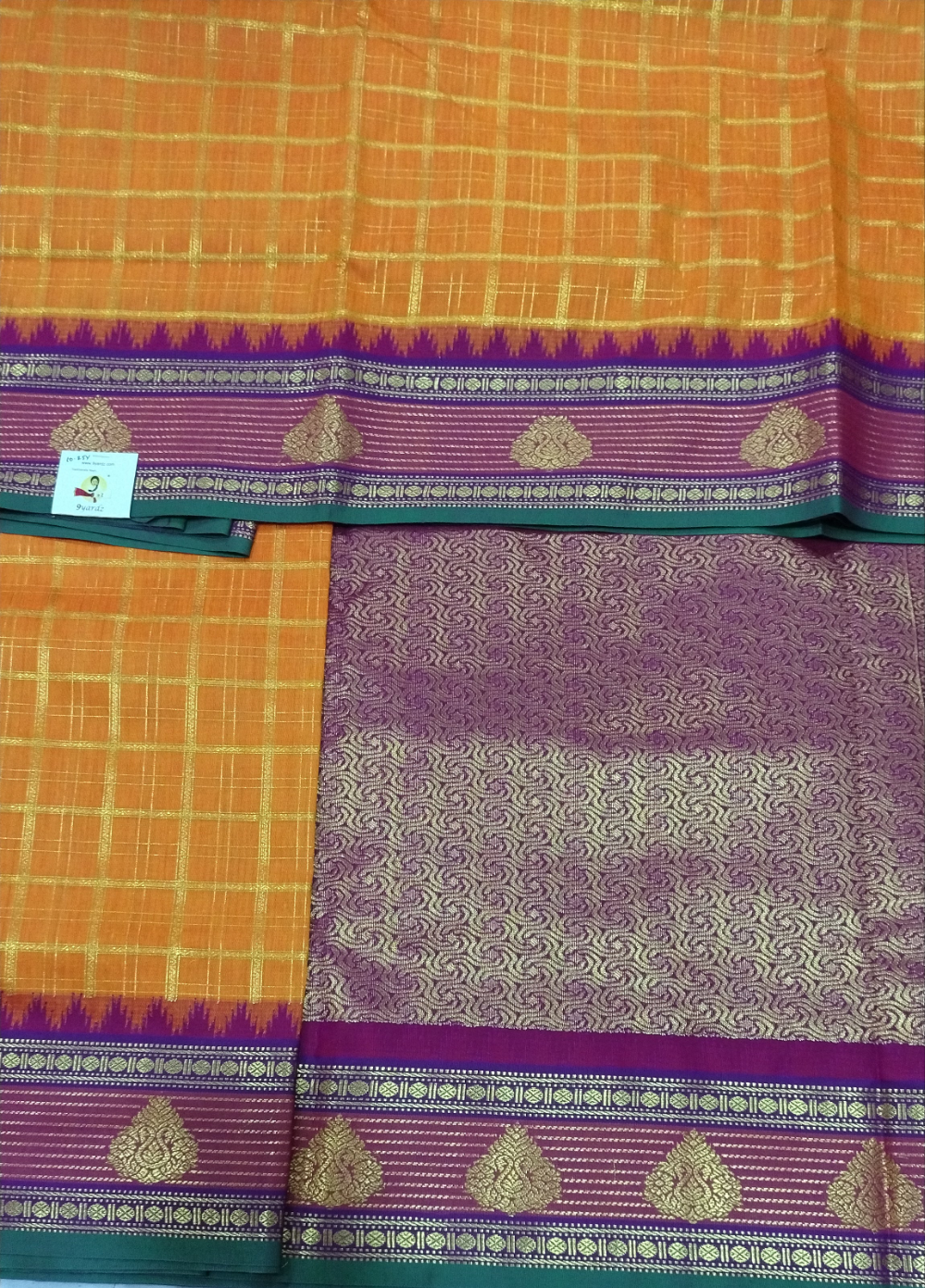 Akshaya cotton 10.25 yards madisar