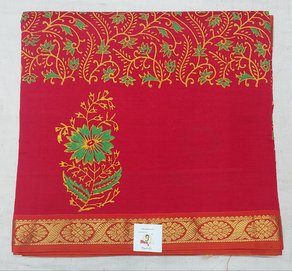 Semi Silk cotton printed Madisar