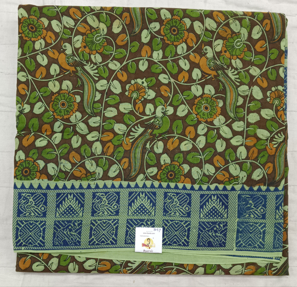 Sungudi cotton 10.5yards 49"