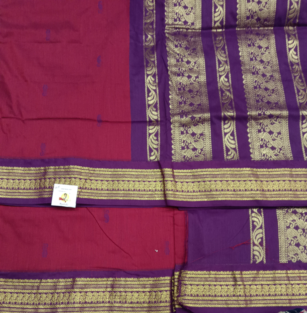 Kalyani Cotton Butta  9.5yardz
