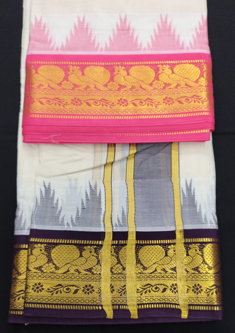 Pure cotton Muhurtham dhoti 10*6