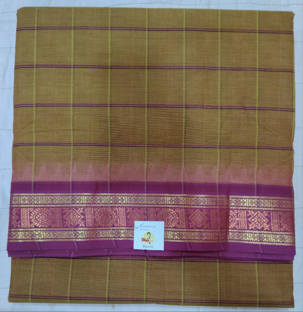 Chettinadu / Karaikudi cotton 10.5 yards madisar