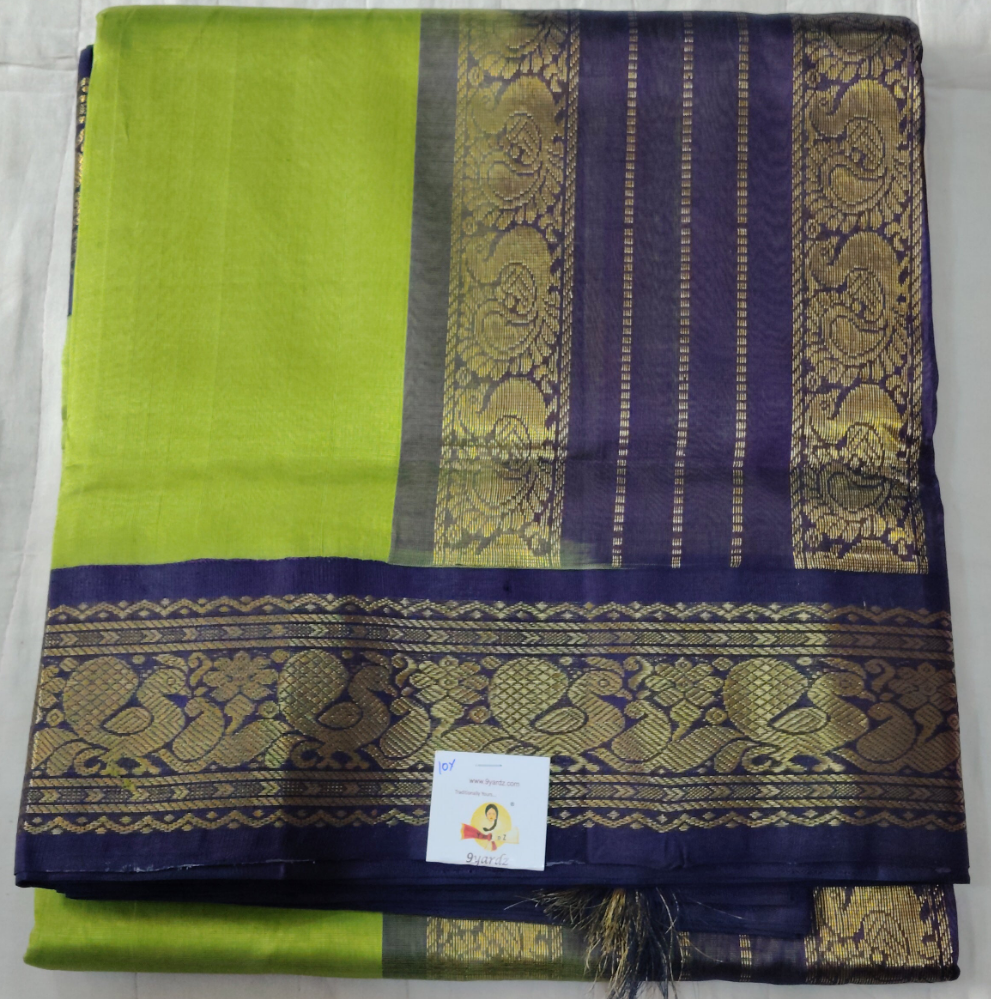 Pure silk cotton -Korvai 10yards madisar