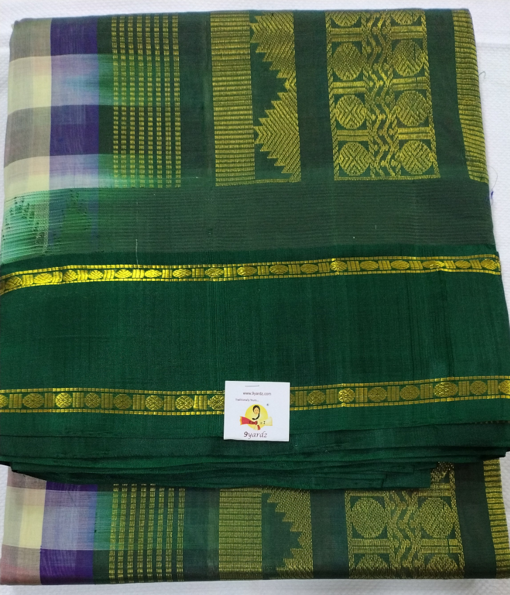 Pure silk cotton -Korvai 10yards madisar
