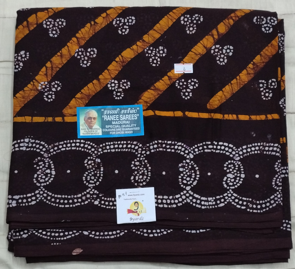 Ranee voyal saree 10.5yardz(9.5mtrs)