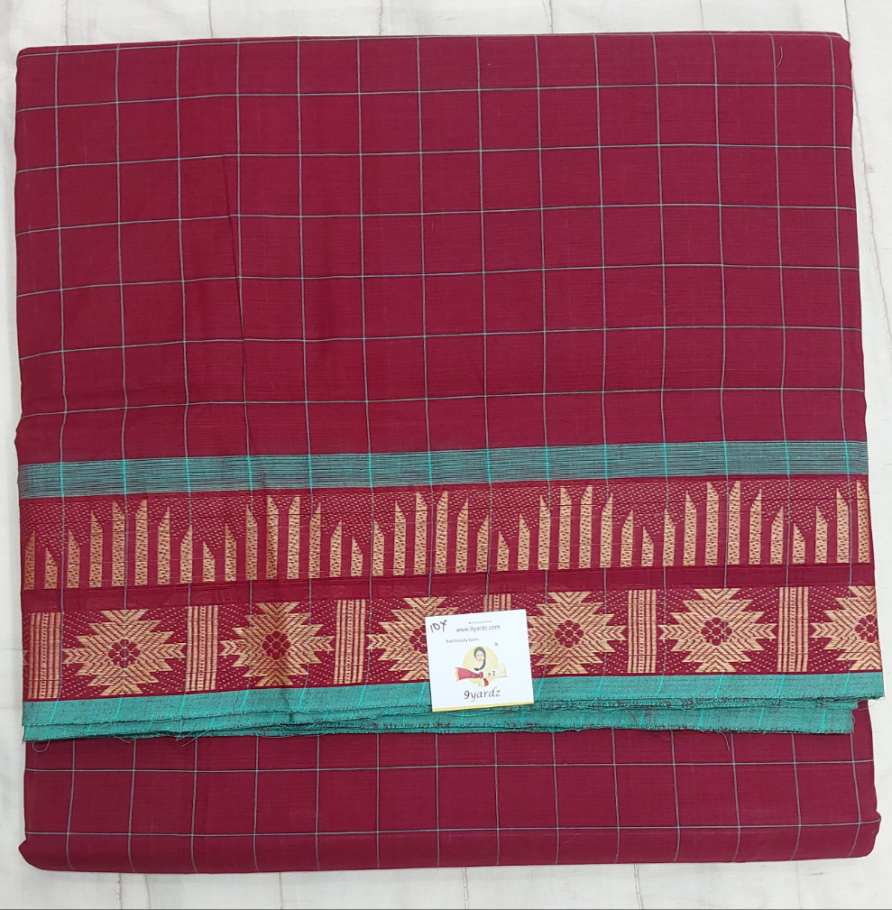 Chettinadu / Karaikudi cotton 10yards madisar