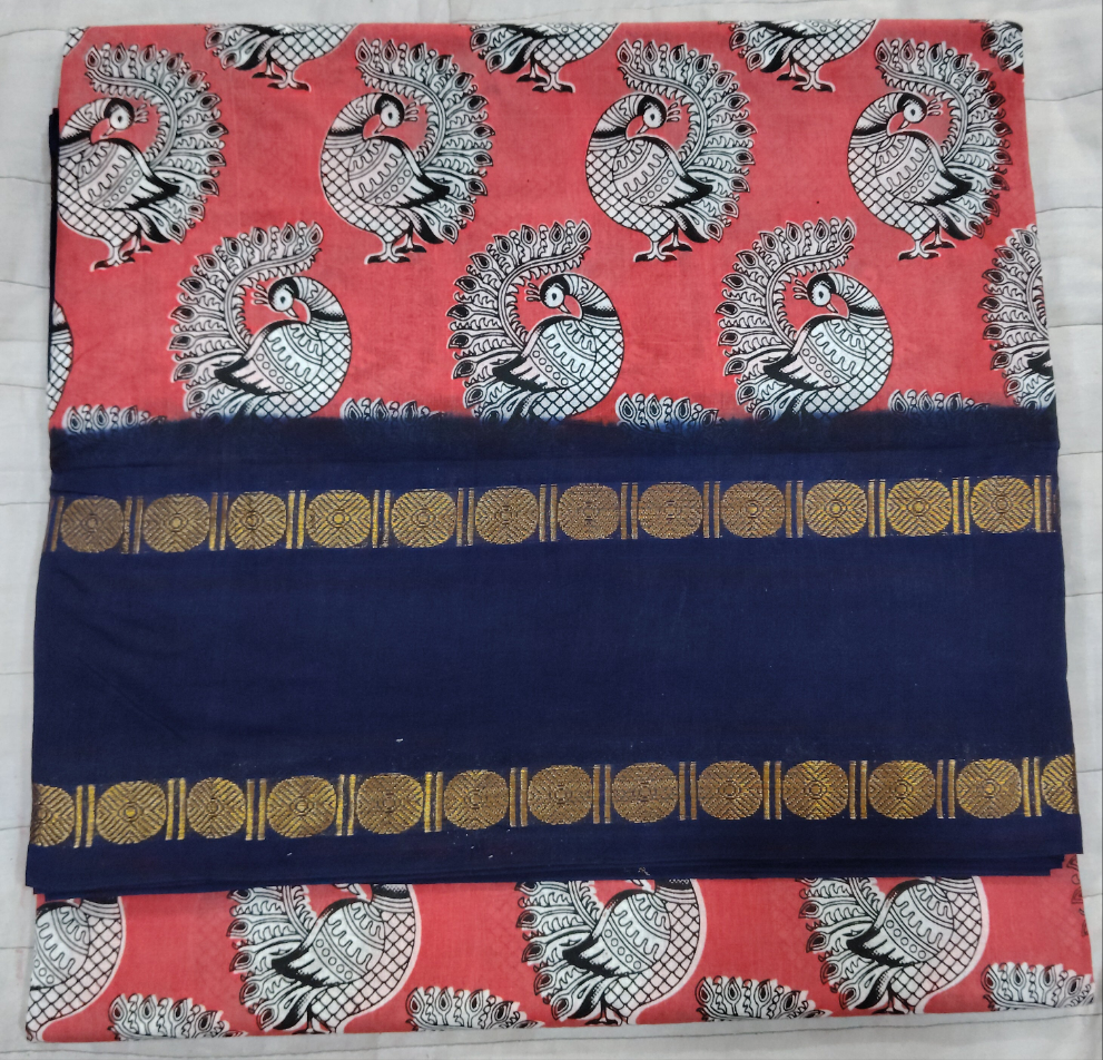 Sungudi cotton 10.5 yards madisar