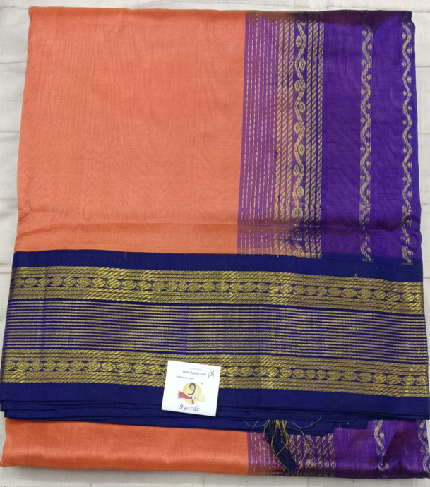 Pure silk cotton -Korvai 10yards madisar