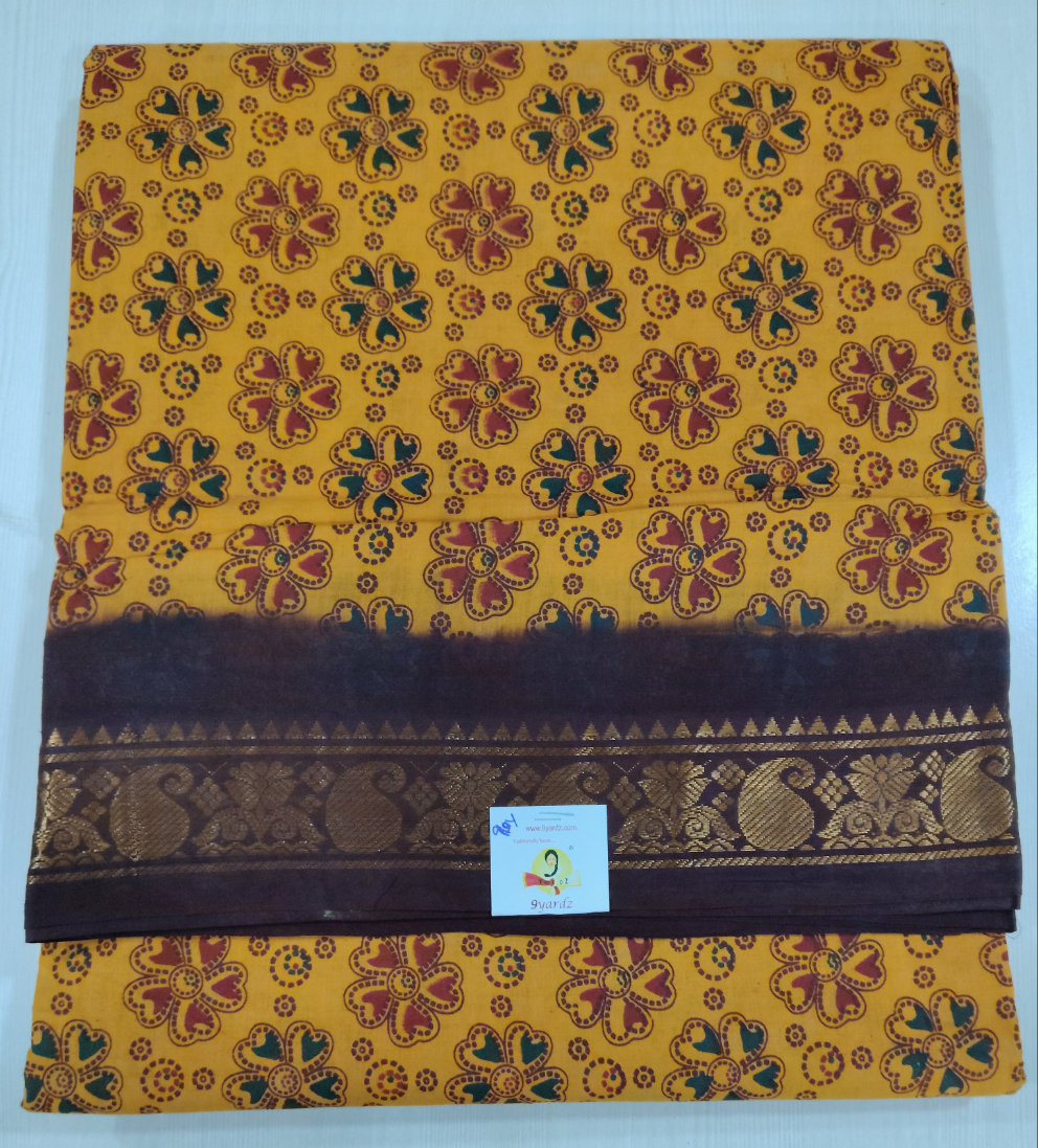 Sungudi cotton 9.5 yards madisar