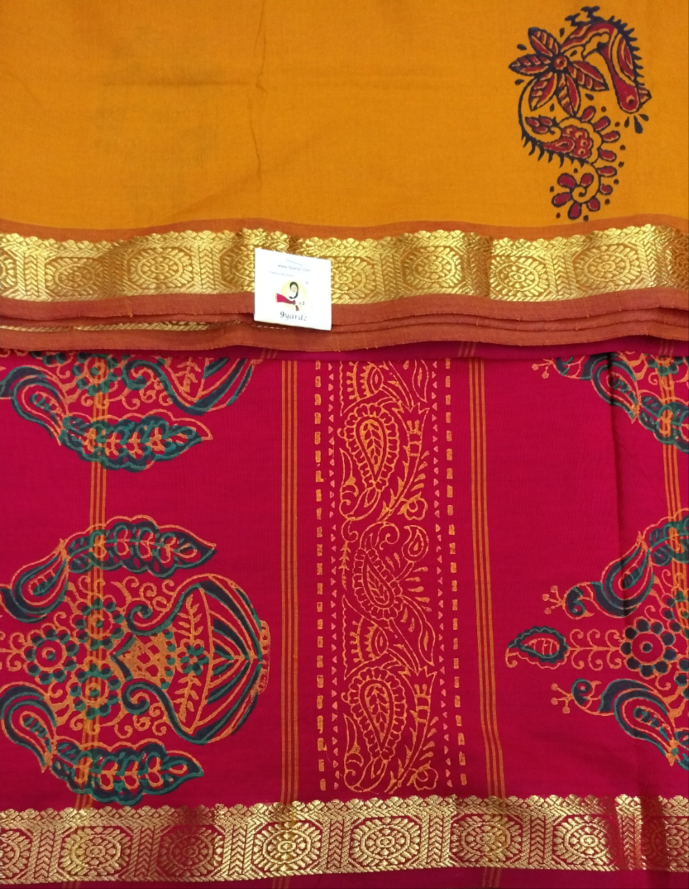 Semi Silk cotton printed Madisar
