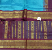 Load image into Gallery viewer, Pure silk cotton Korvai 12yardz