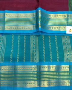 Pure silk cotton -Korvai 10yards madisar