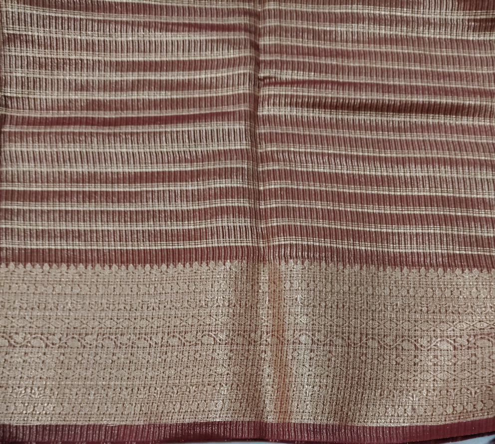 Mysore crepe silk checked (synthetic)