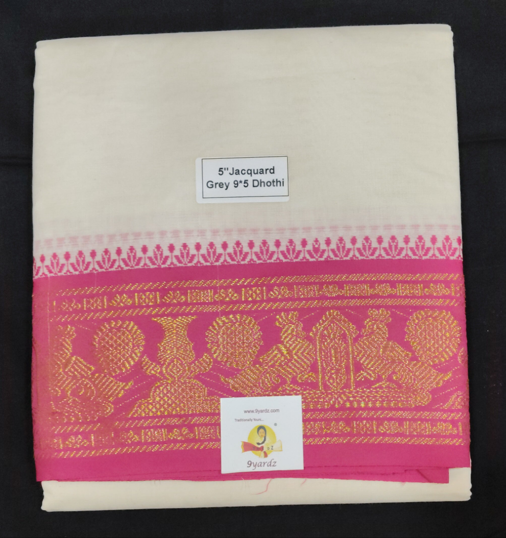 Cotton Dhothi Jacquard 9*5