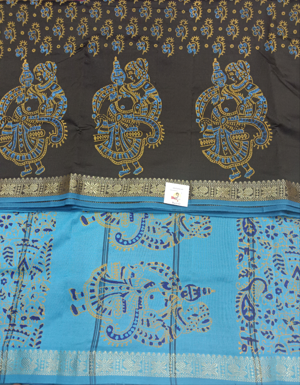 Semi Silk cotton printed Madisar