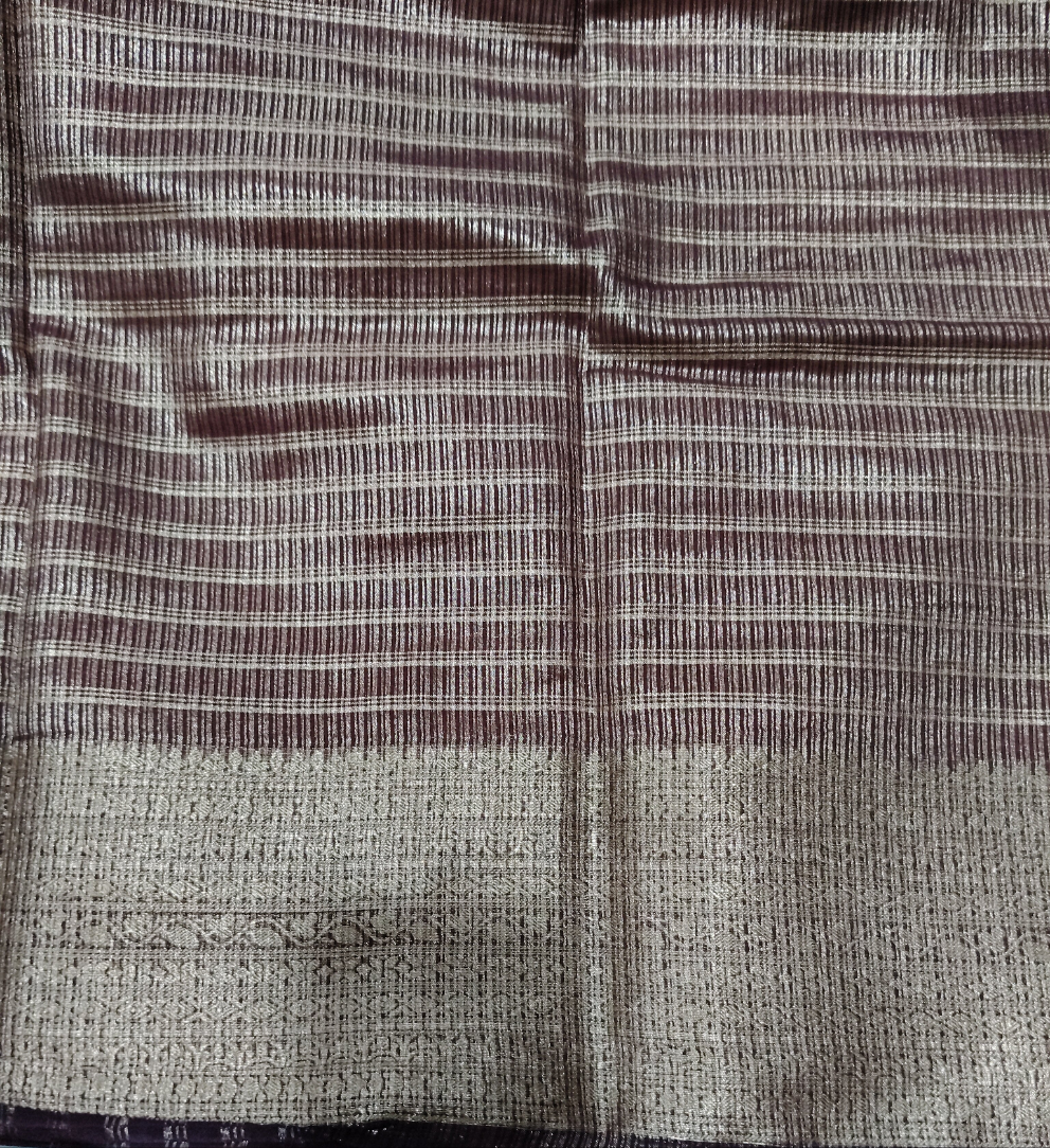 Mysore crepe silk checked (synthetic)