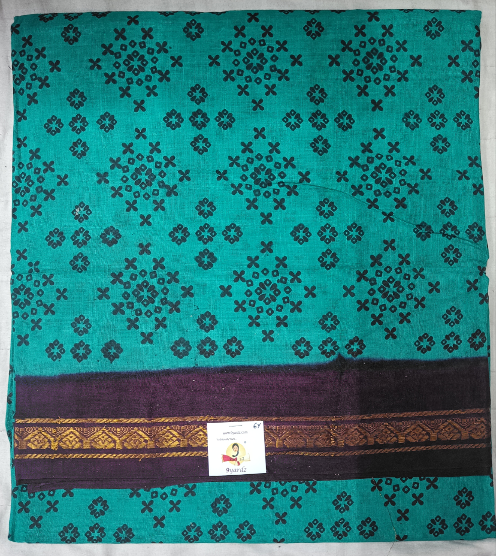 Sungudi cotton 6 yards