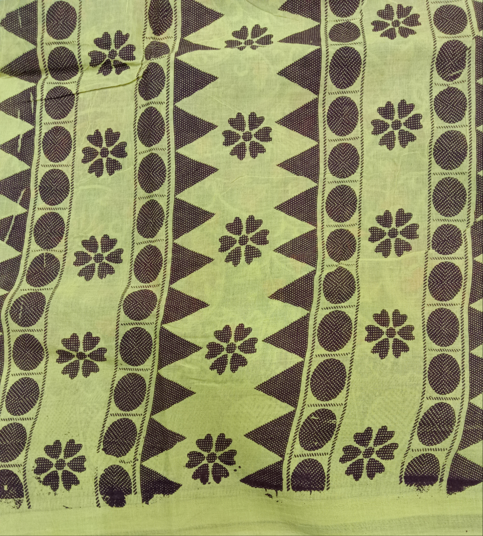 Sungudi cotton 10.5yards 49"