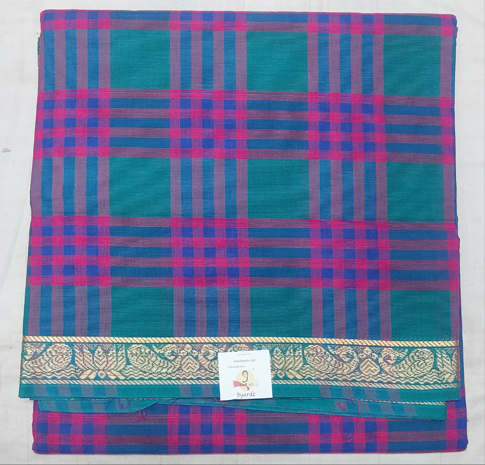 Chettinadu / Karaikudi cotton 10.5 yards madisar
