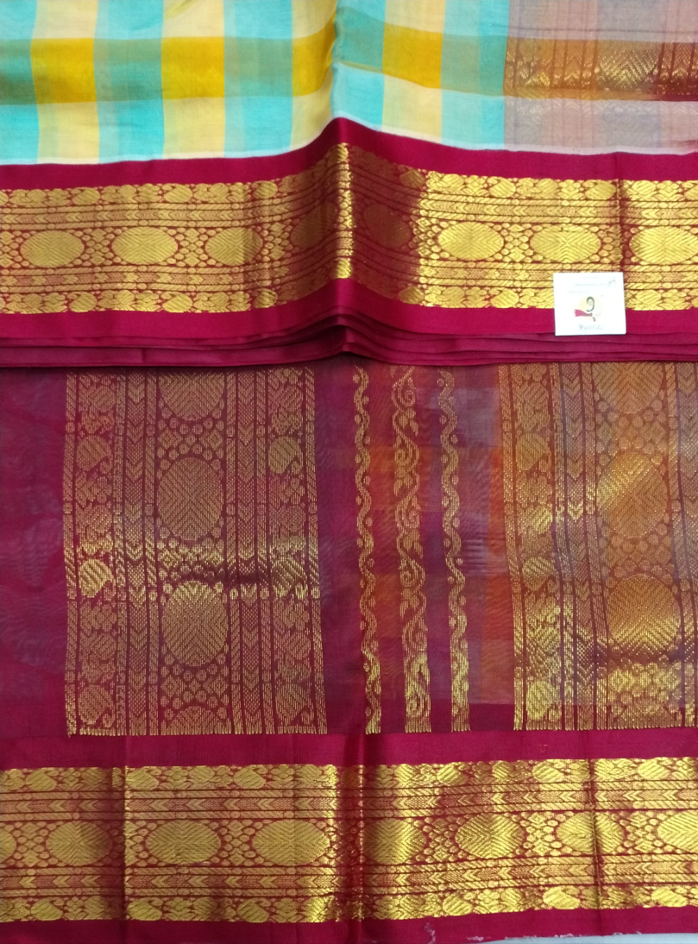 Pure silk cotton -Korvai 10yards madisar