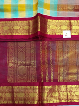 Load image into Gallery viewer, Pure silk cotton -Korvai 10yards madisar