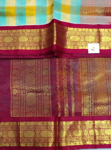 Pure silk cotton -Korvai 10yards madisar