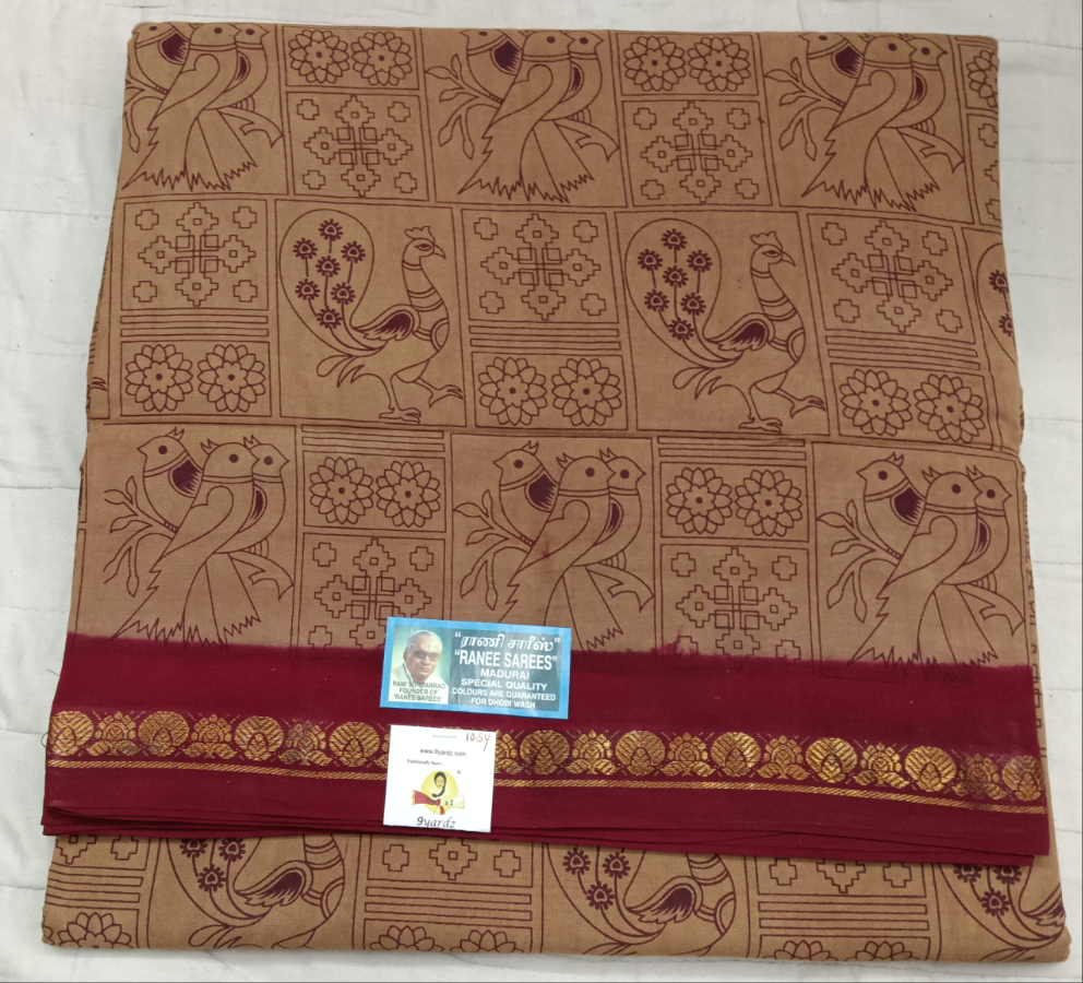 Ranee voyal saree 10.5yardz(9.5mtrs)