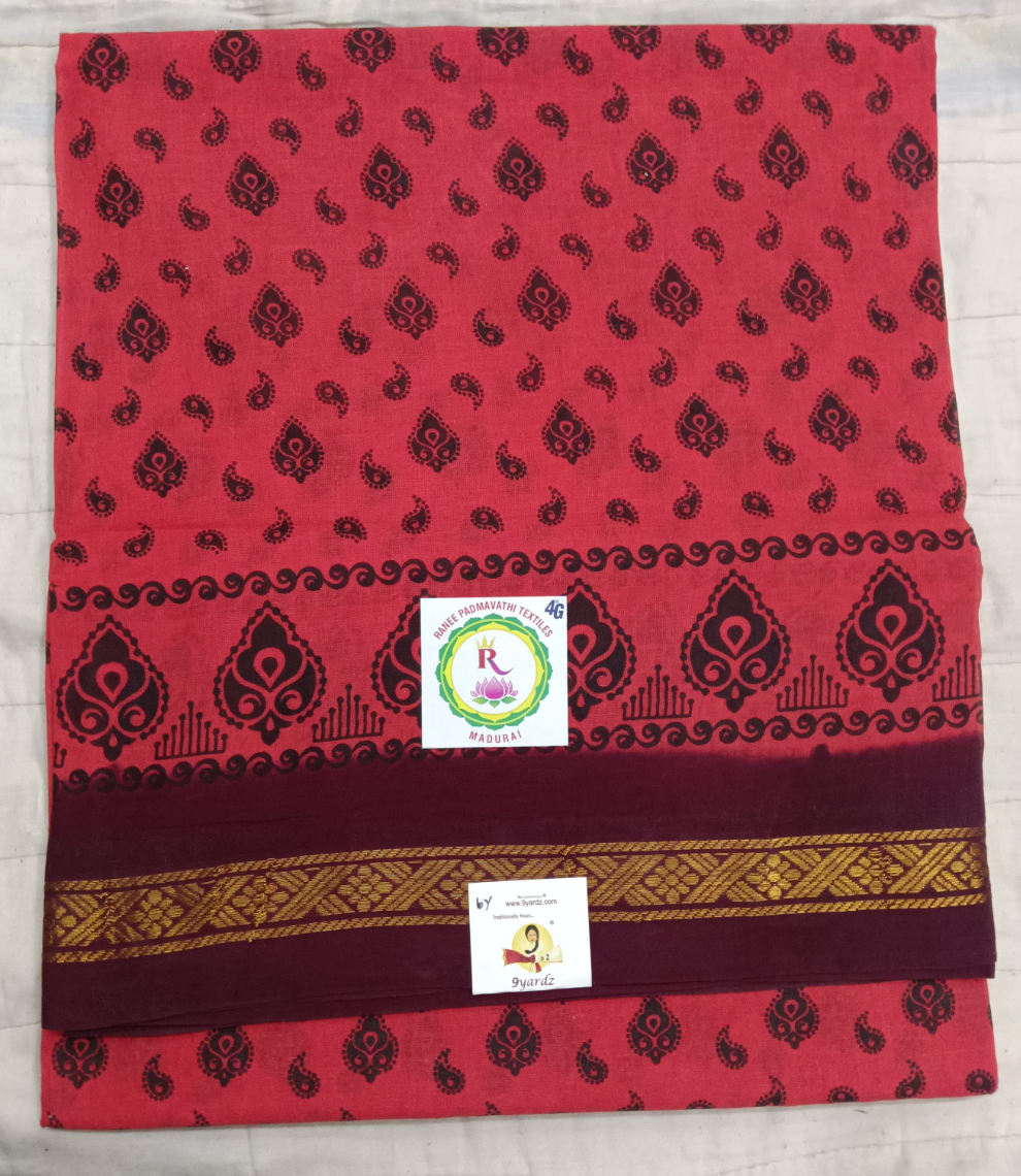 Sungudi cotton 6 yards