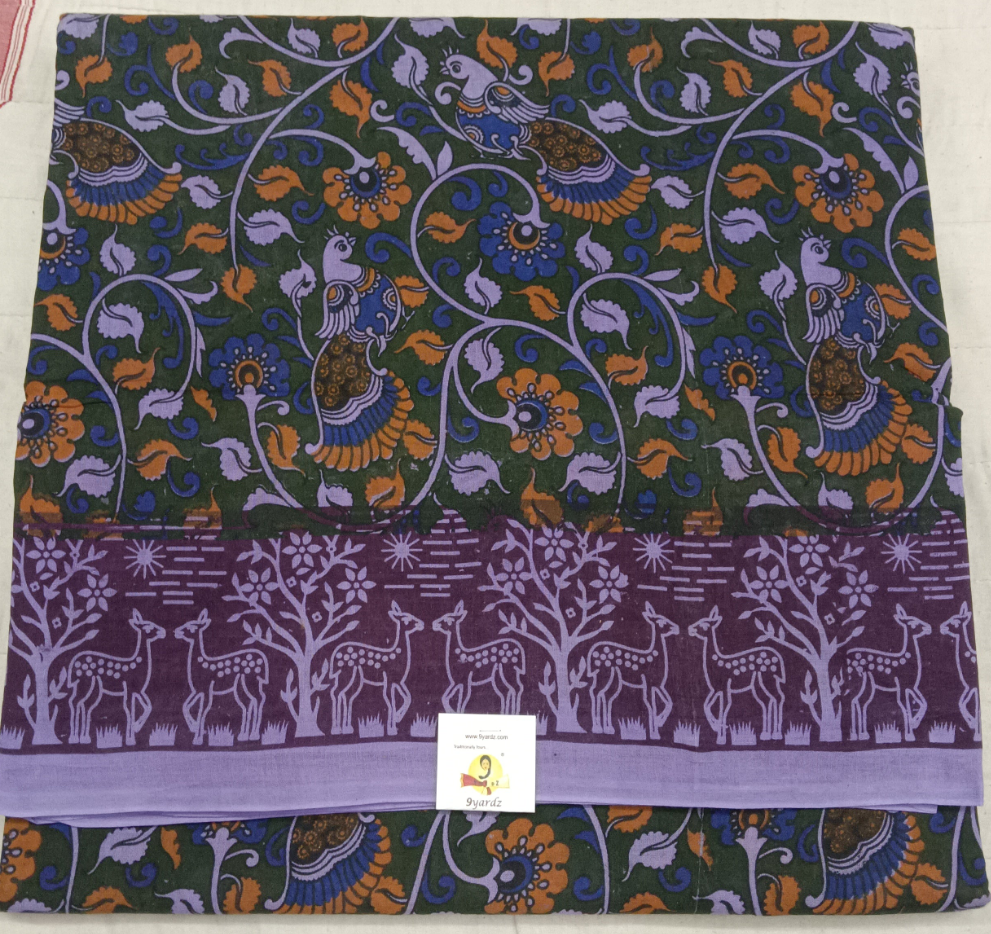 Sungudi cotton 10.5yards 49"