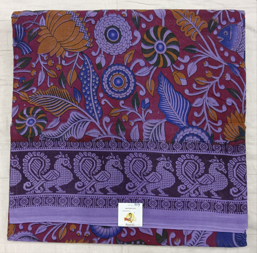 Sungudi cotton 10.5yards 49"