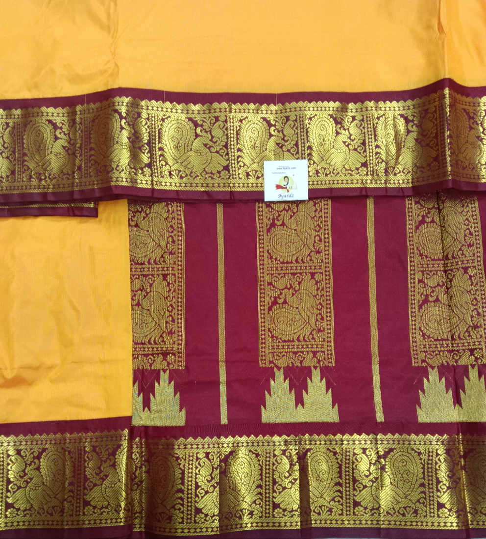 Pure silk 11yardz  saree