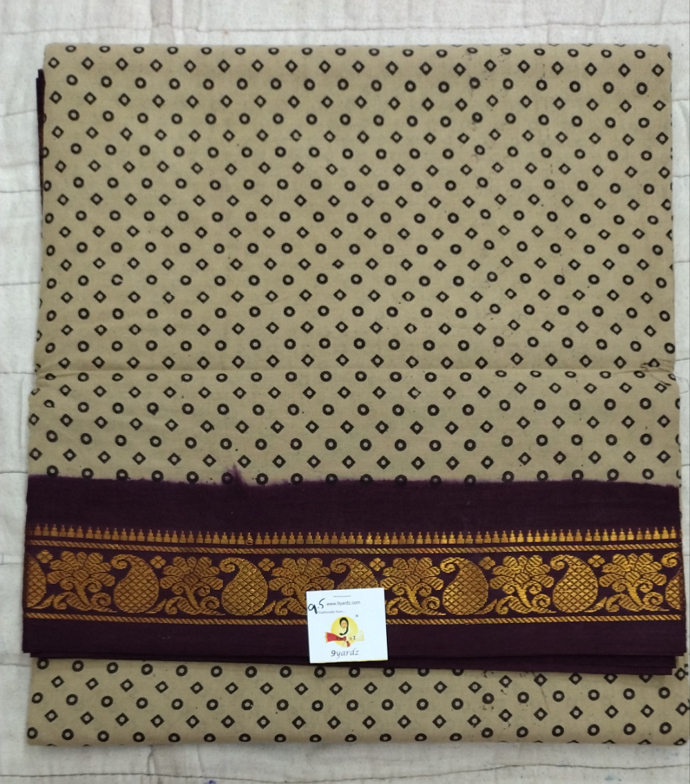 Sungudi cotton 9.5 yards madisar