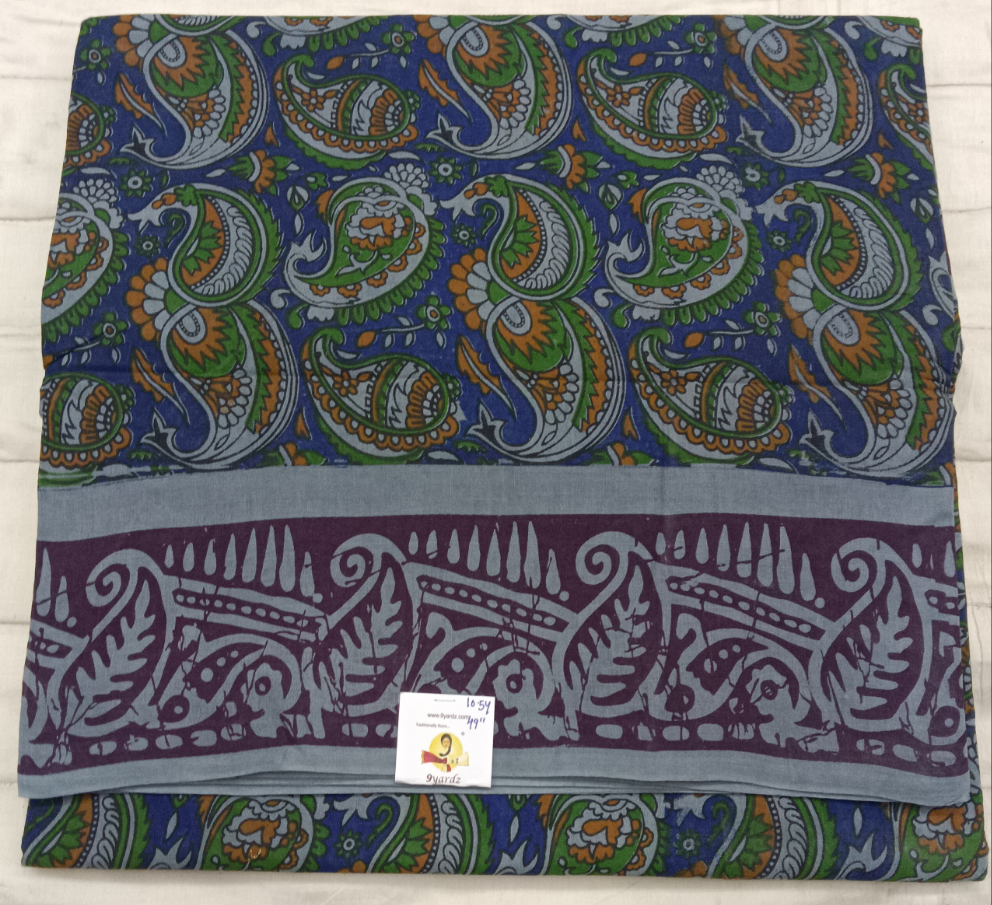 Sungudi cotton 10.5yards 49"