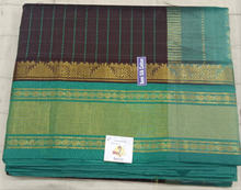 Load image into Gallery viewer, Semi silk Plain Korvai 6Yards