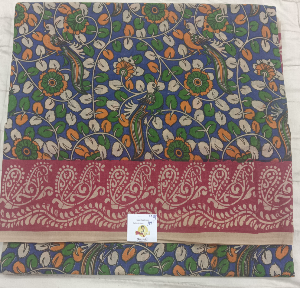 Sungudi cotton 10.5yards 49"