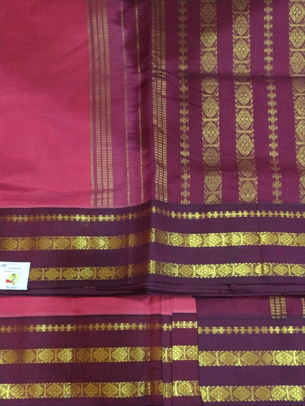Semi Silk cotton Korvai Madisar