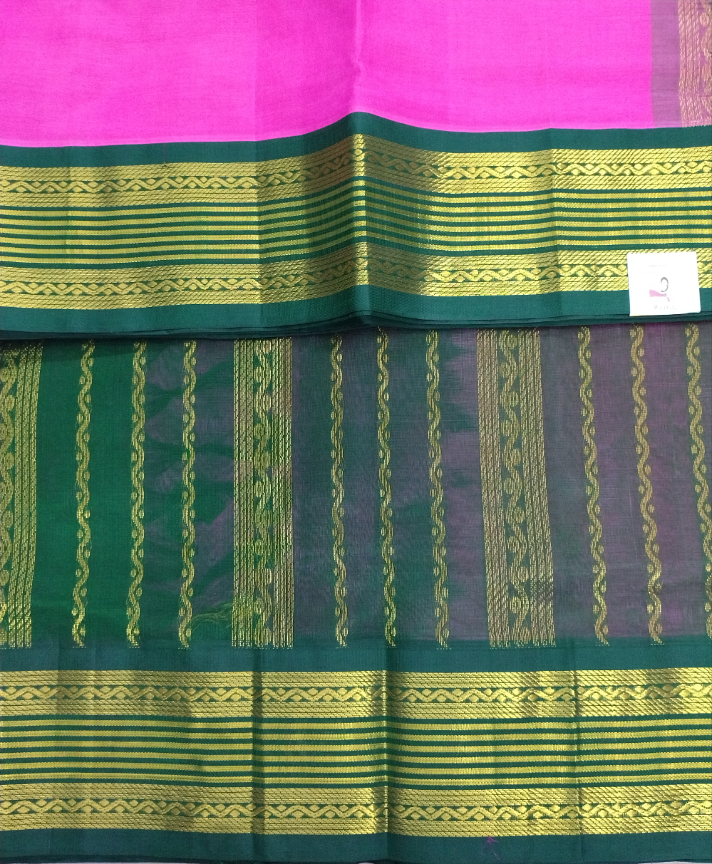 Pure silk cotton -Korvai 10yards madisar