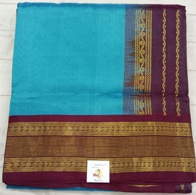 Pure silk cotton Korvai 12yardz