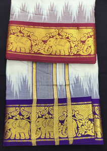 Pure cotton Muhurtham dhoti 9*5