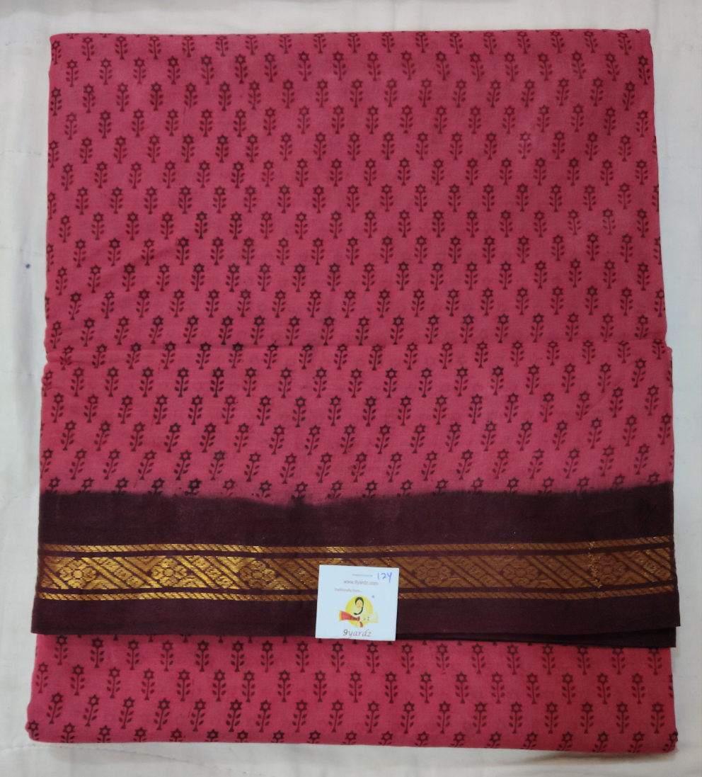 Sungudi cotton 12 yardz