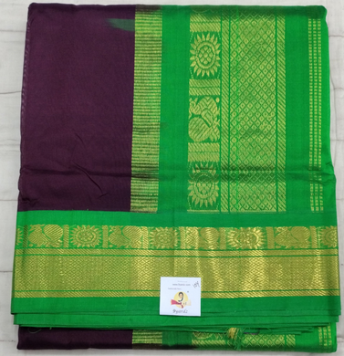 Pure silk cotton -Korvai 10yards madisar