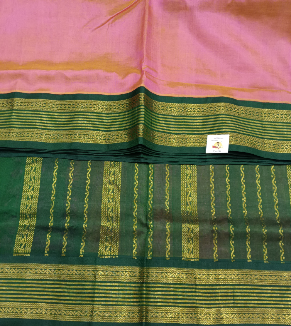 Pure silk cotton Korvai 12yardz