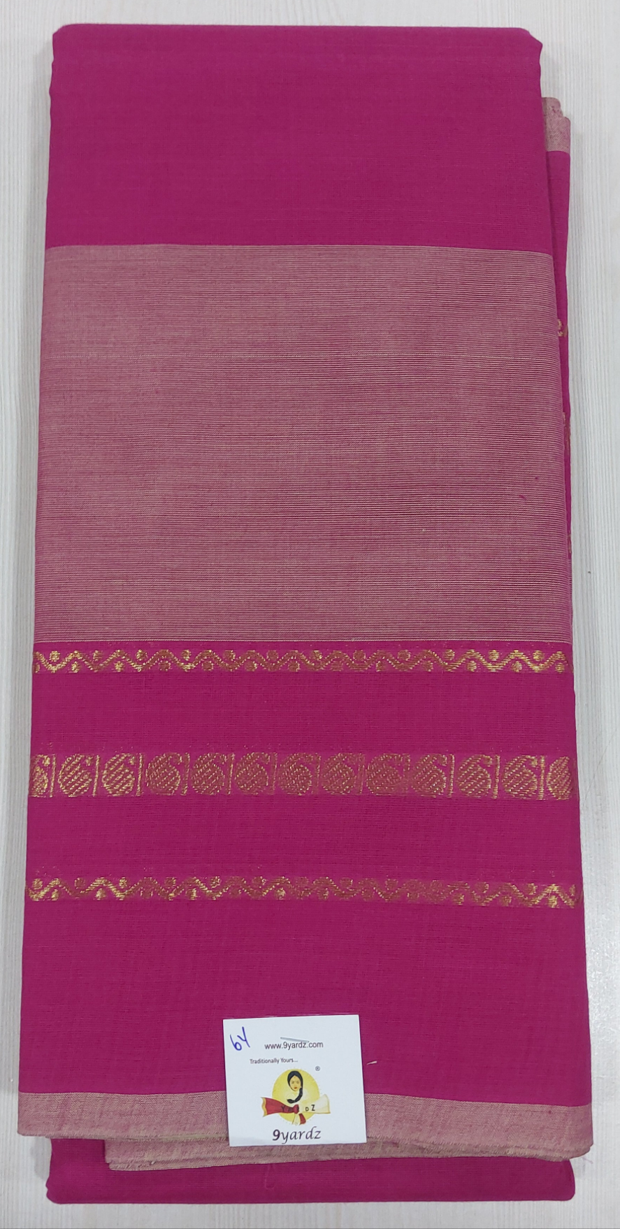 Chettinadu/ Karaikudi cotton 6 yards