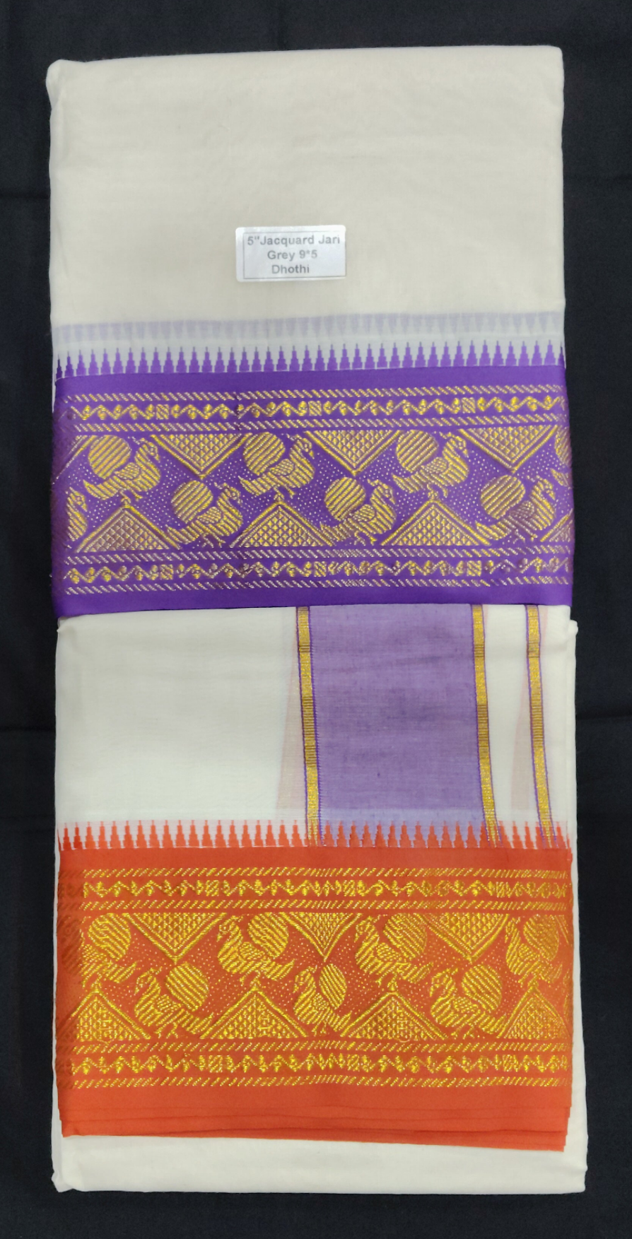 Cotton Dhothi Jacquard 9*5