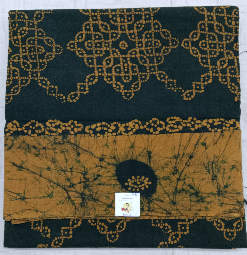 Sungudi cotton 10.5yards 49"
